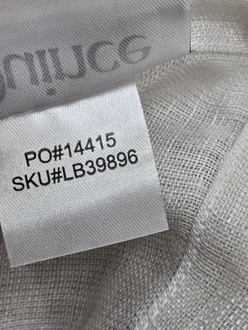 NWT QUINCE 4 Set 48x96 European Linen Sheer Curtains Cloud 9306